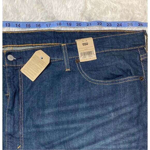 Levis 502 Regular Taper Straight Jeans Mens 52x32 (52x30) Stretch New with Tag - Picture 8 of 10